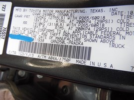 2013 TOYOTA TACOMA CREW CAB LONG BED GRAY 4.0 AT 4WD Z9715